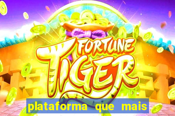 plataforma que mais paga no fortune tiger